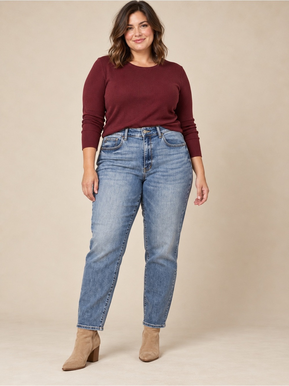 Judy Blue Boyfriend Fit Stretch Denim Jeans Size 14W
